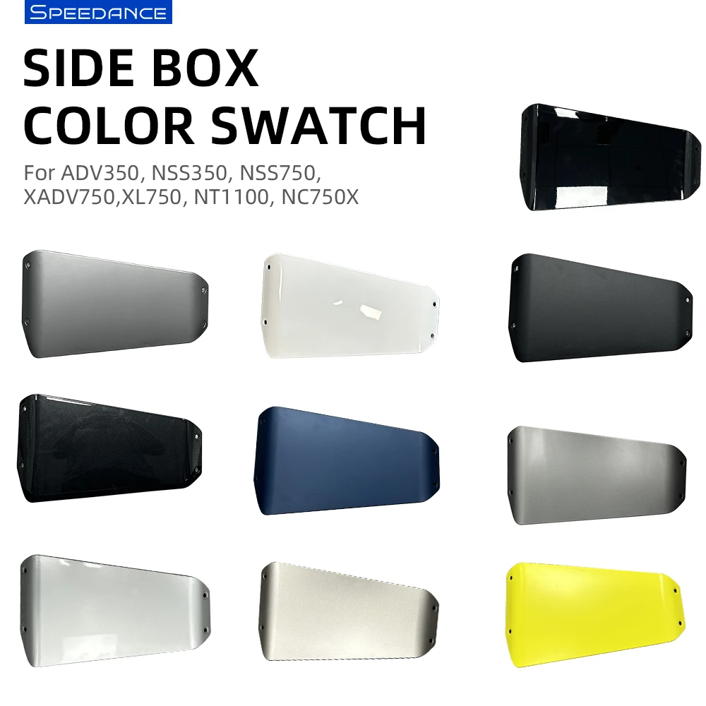 Speedance Sci-Fi Color Side Covers Pair for Honda Motorcycle, OEM-Fit Side Box Decoration
