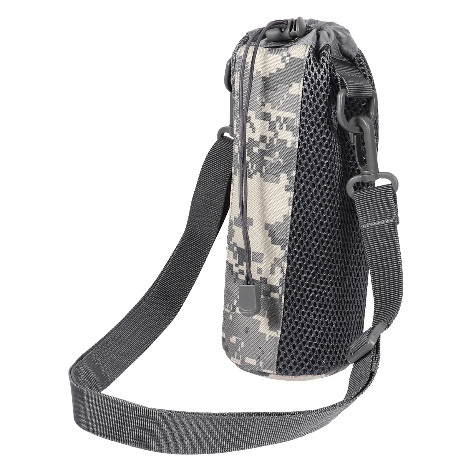 

Nylon Water Bag Lightweight Portable Camping Hiking Insulated Cover Sports Bottle Pouch Durable Strap Strong Buckle Bottle