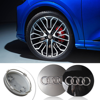 Car Styling Wheel Center Cap Hub Cover 4PC For Audi Sline A1 A2 A3 A4 A5 A6 A7 A8 RS S1 S2 S3 Q1 Q2 Q5 Q7 TT R8 Car Accessories