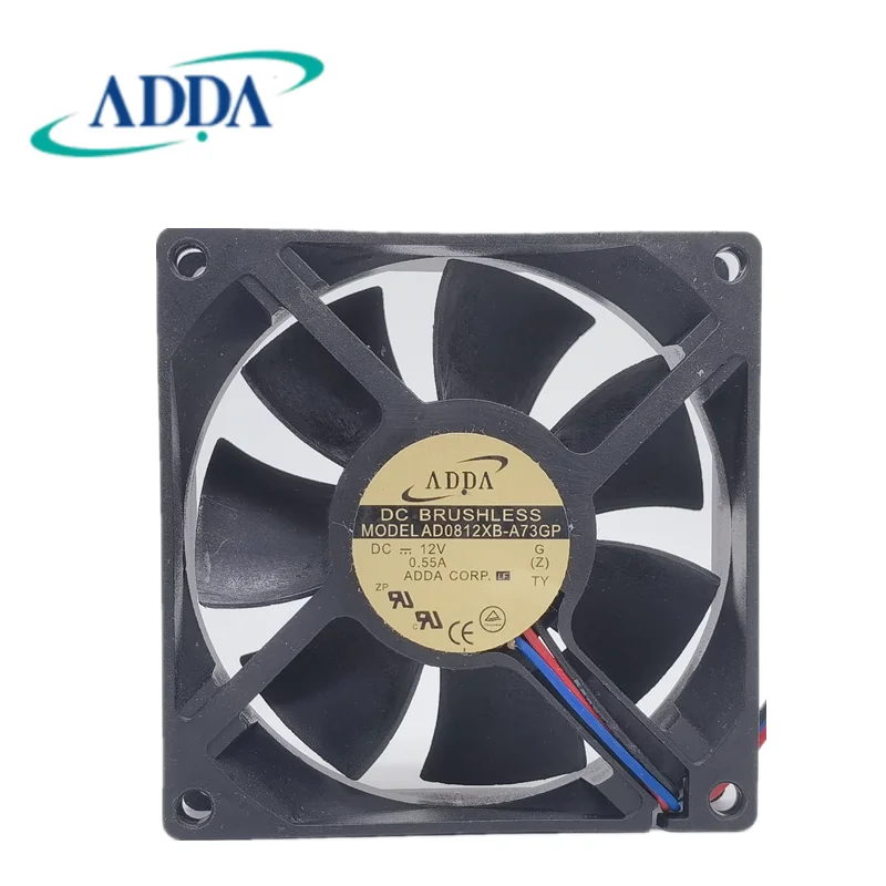 

New AD0812XB-A73GP 12V 0.55 8025 8cm large air volume power supply chassis fan