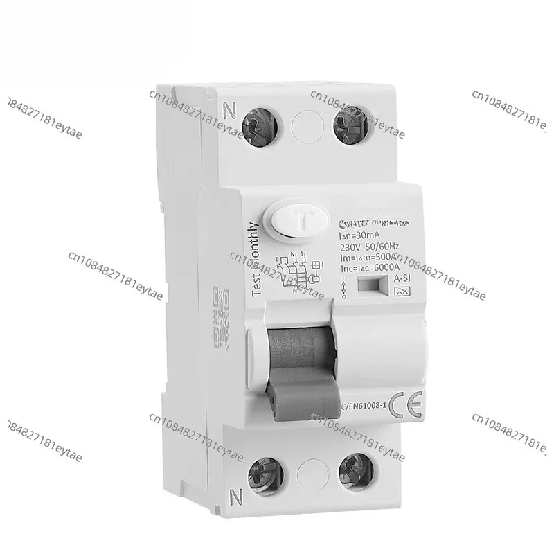 2Pole TypeA-SI Type RCD RCCB Electromagnetic Residual Current Device 40A 63A Super Immunity Leakage Circuit Breaker