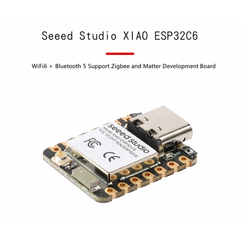 1pcs Seeed Studio XIAO ESP32C6 WiFi6 Bluetooth 5 supports Zigbee/matter development board