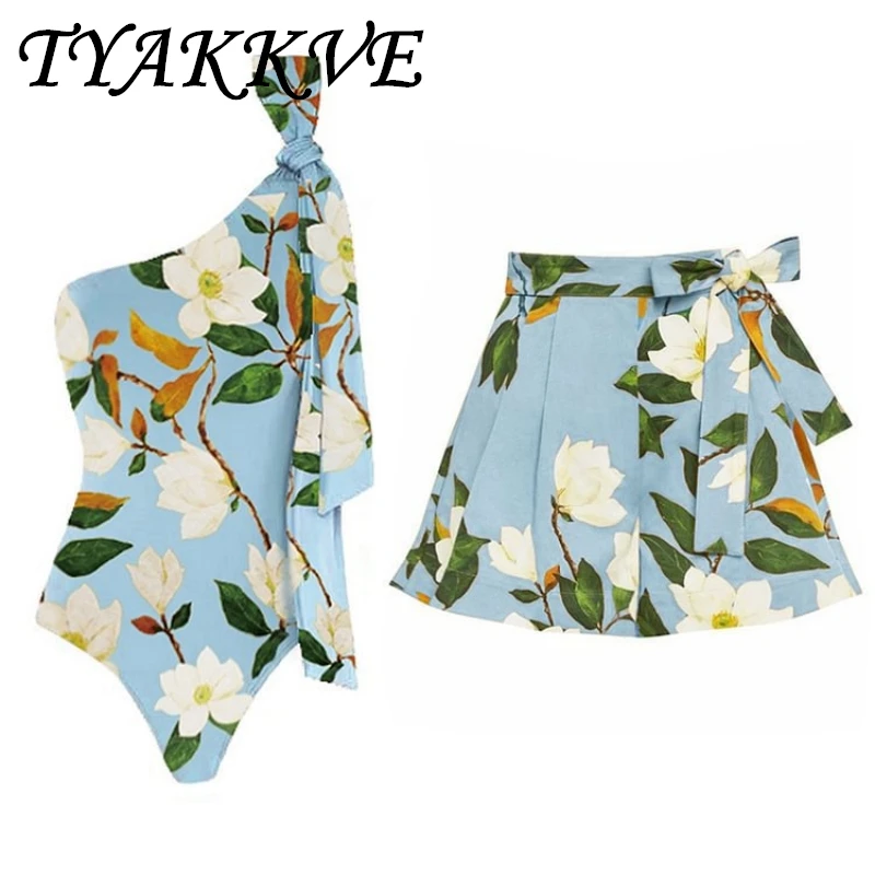 TYAKKVE 2024 Sexy Push Up One Piece Swimsuit Ruffle Beach Wear Swimwear Women Wrap Skirt Female Swimsuit Cover Up Sarong Plage