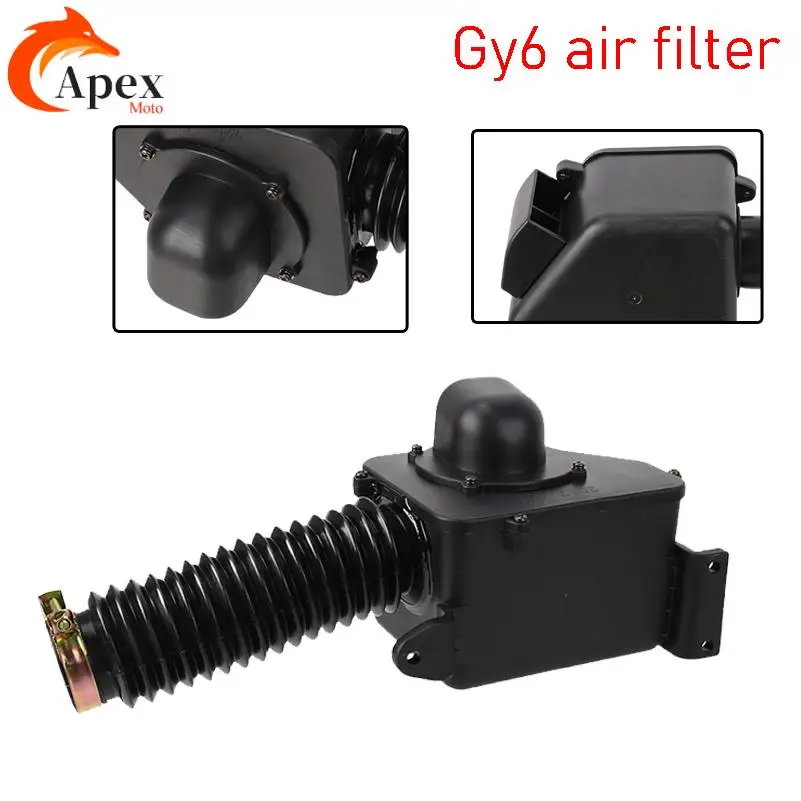 Suitable for GY6 150cc 157QMJ engine ATV four-wheel drive kart light motorcycle air filter box intake filter replacement