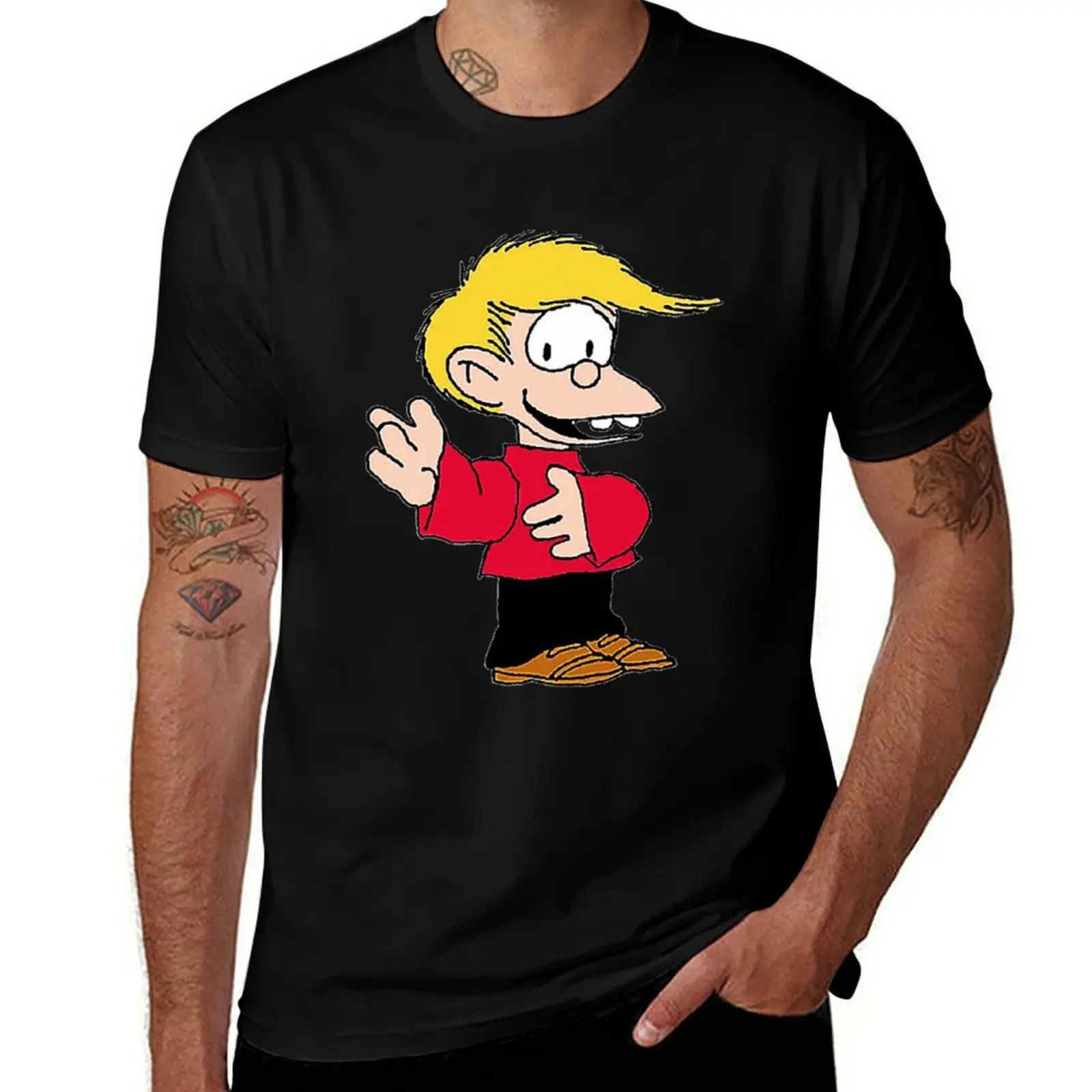 

Mafalda is a friend of Felipe T-Shirt Daily Wear Plain Short Sleeve Shirt