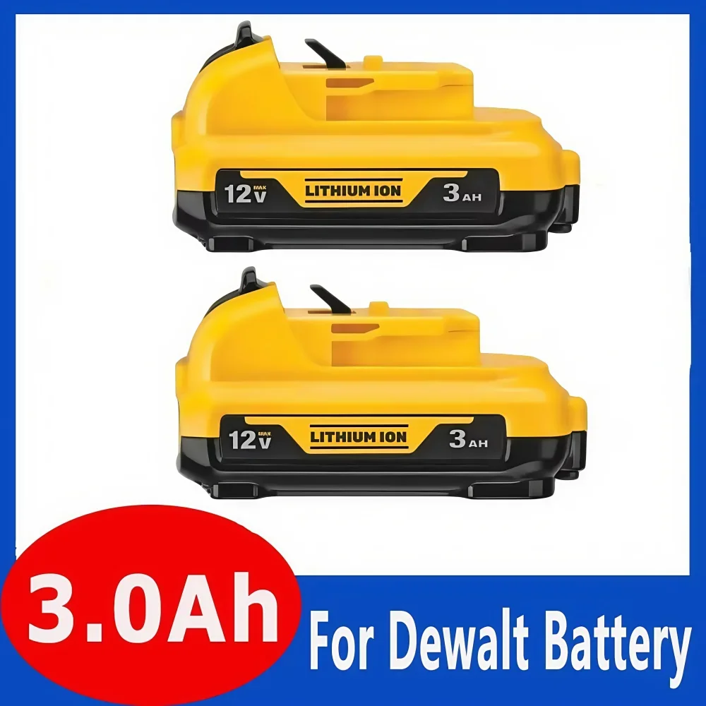 

For DeWalt DCB120 - DCB127 Rechargeable Batteries - 3000mAh 12V Max Lithium Ion Replacement Battery.