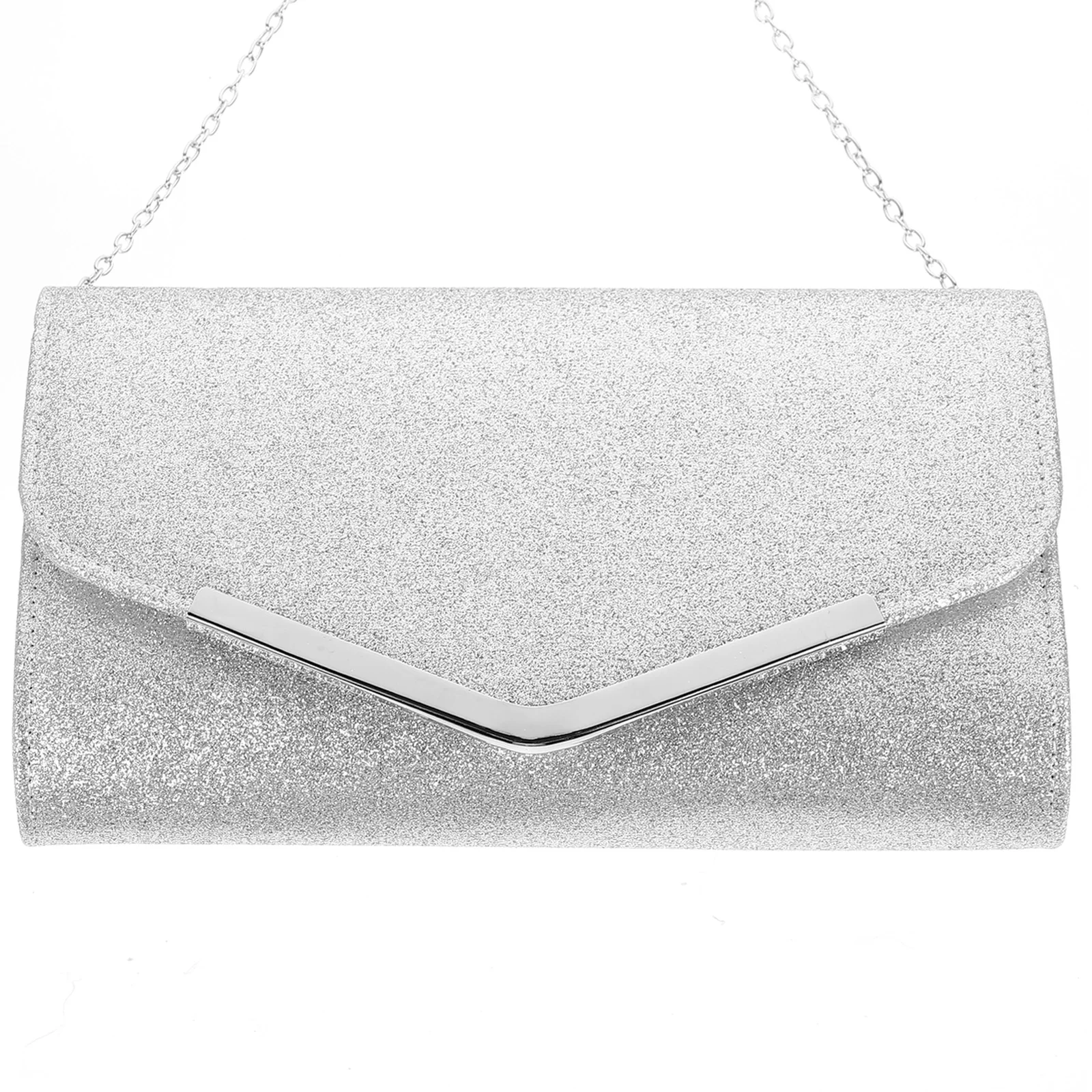 

Hardware Envelope Clutch Bag Women Black Small Bridal Evening Party Handbag Dinner Bag Premium Material Long Use Storage