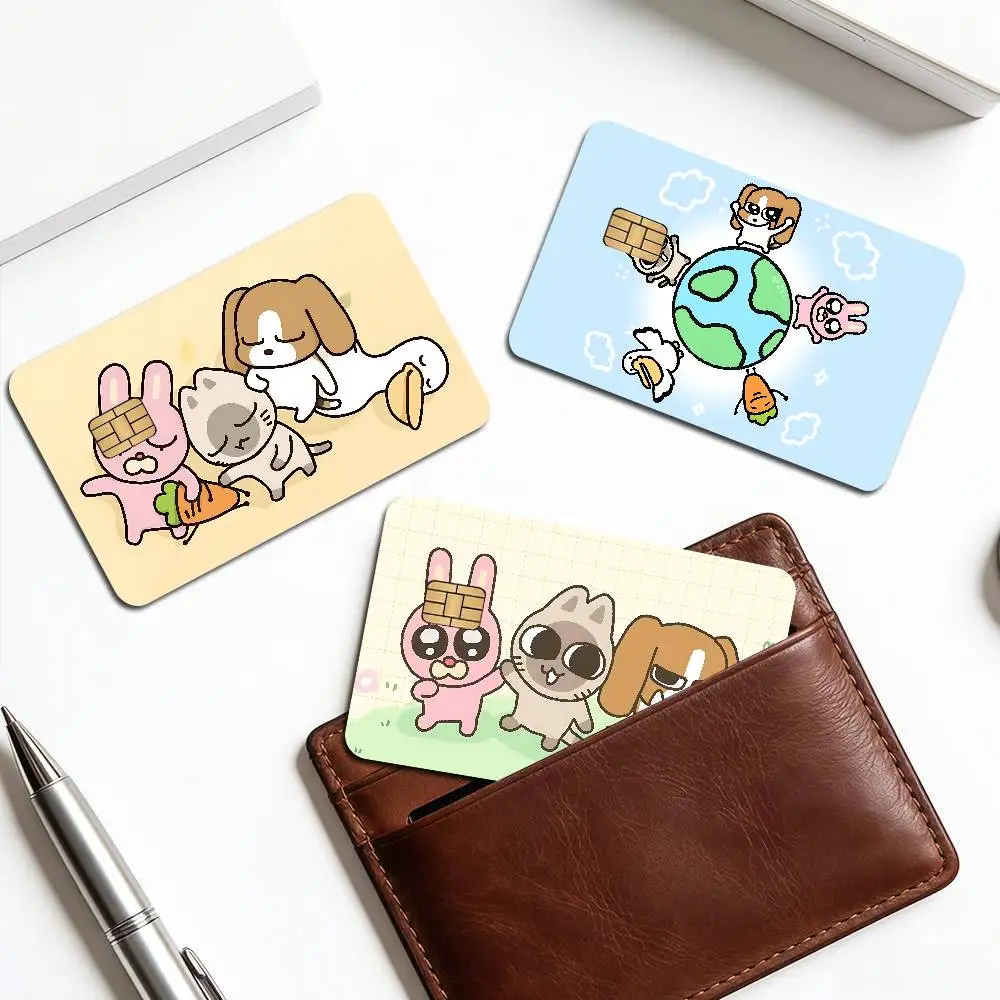 Funny-Siam-LippuS-Meme Anmie Sticker Film Skin Cover for Credit Card Debit Bank Card Front