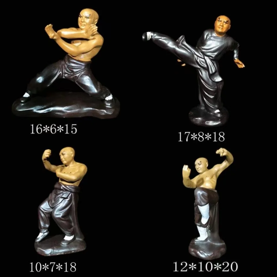 

Decoration of Chinese statue,Shaolin temple martial arts Statue Ceramic Figure---Shiwan Kiln porcelain