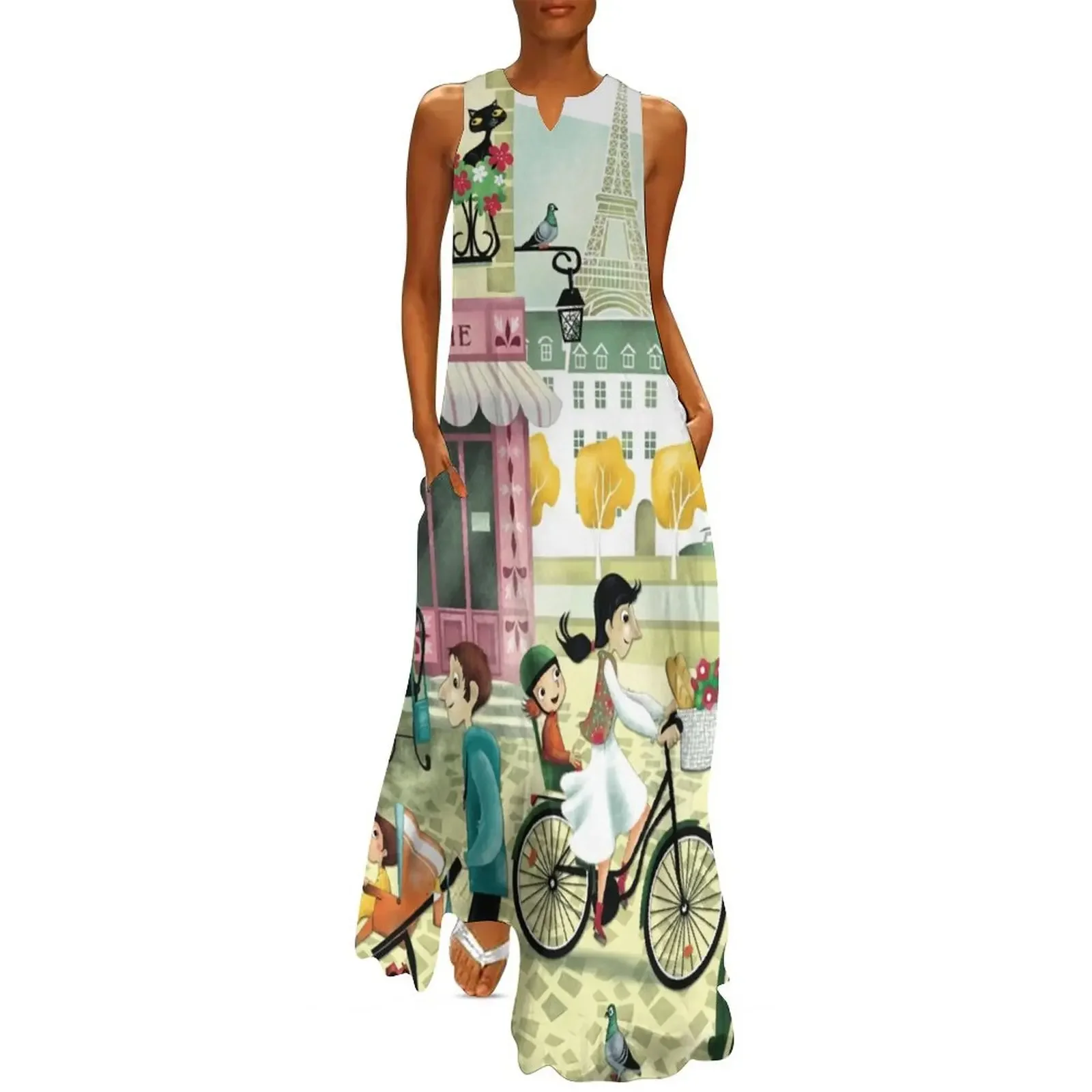 

Paris Long Dress women clothing 2025 new arrivals dress for women summer women's evening dress 2025