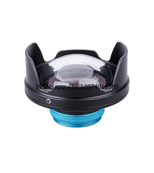 WEEFINE WFL07 Cell Wide Angle Wide Angle Wet Lens  for Smart Housing  Anamorphic  Lens Underwater Camera Lens