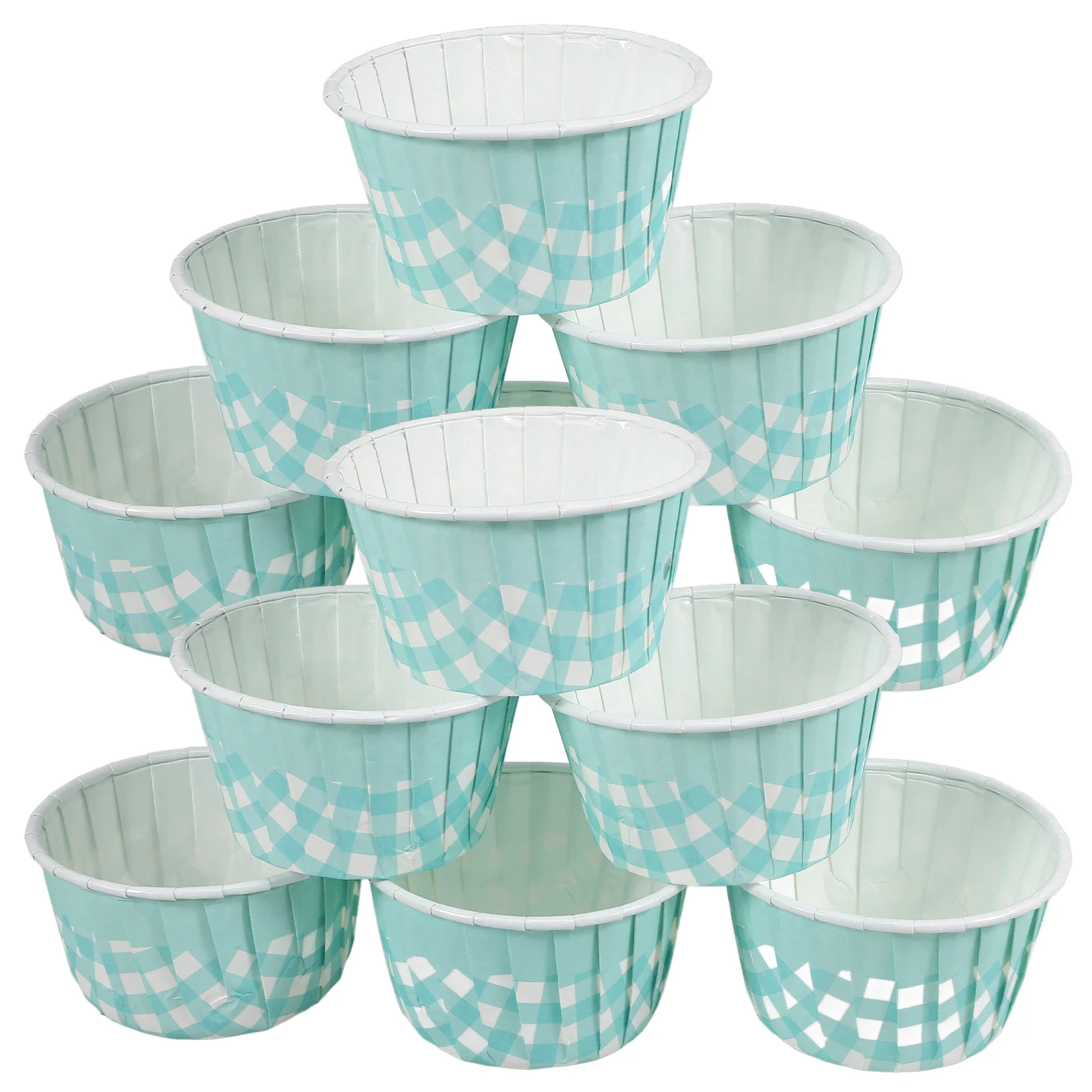 

50Pcs Muffin Baking Cups Sturdy Paper Dessert Containers for Candy Nut Pastries Holiday Treats and Celebrations