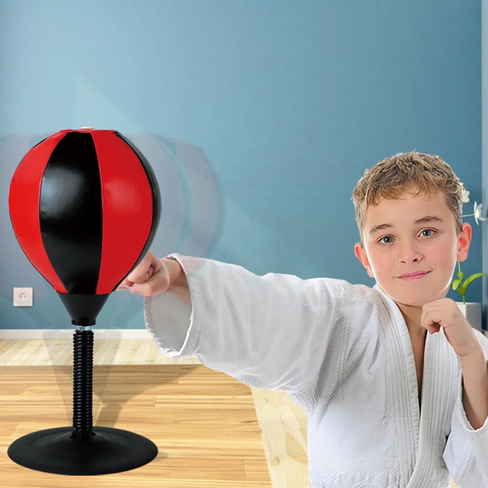 Children\'s Home Training Toy Desktop Boxing Children\'s Sports Boxing Set Vent Ball with Bracket Indoor and Outdoor Toys Gift