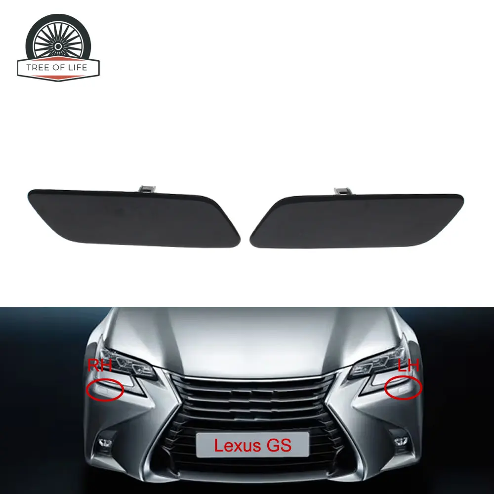 8535430180 8535330180 Front Bumper Headlight Lamp Washer Spray Nozzle Cover Cap For LEXUS GS 200T GS250 GS300 GS350 2016-2020