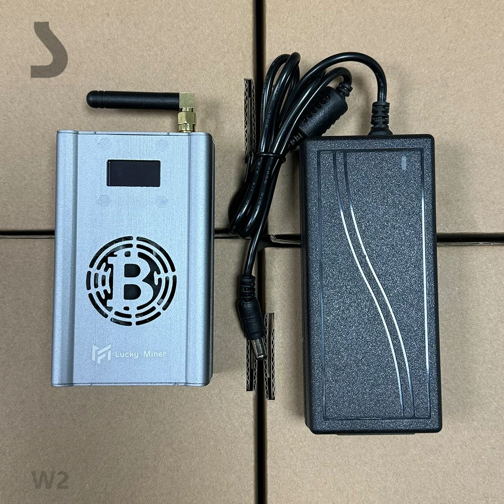 Solo Miner Lucky Miner Bitcoin  LV06 LV05 BTC Miner BM1397 350GH/S WiFi NerdMiner Crypto Device Lottery Mining Machine