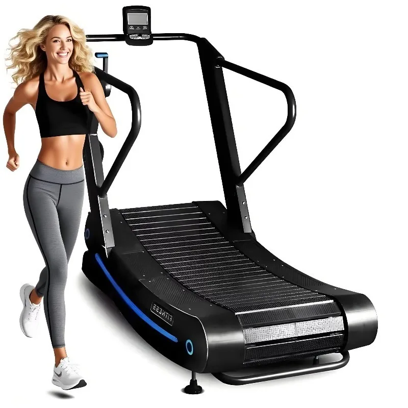 

Commercial Air Runner Manual Treadmill Non-Motorized 150kg Capacity Pink Gym Cardio Fitness Equipment Treadmill