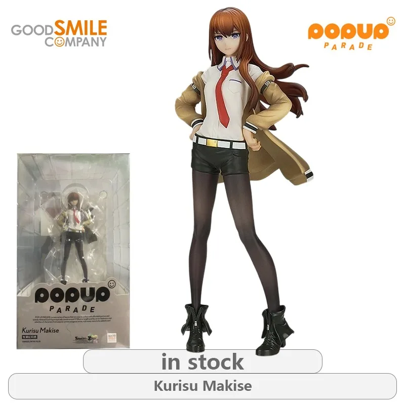 GSC Original POP UP PARADE Steins serie Ryutaro Okabe \ Kurisu Makise Anime figura no móvil estatua modelo juguetes regalos para niños