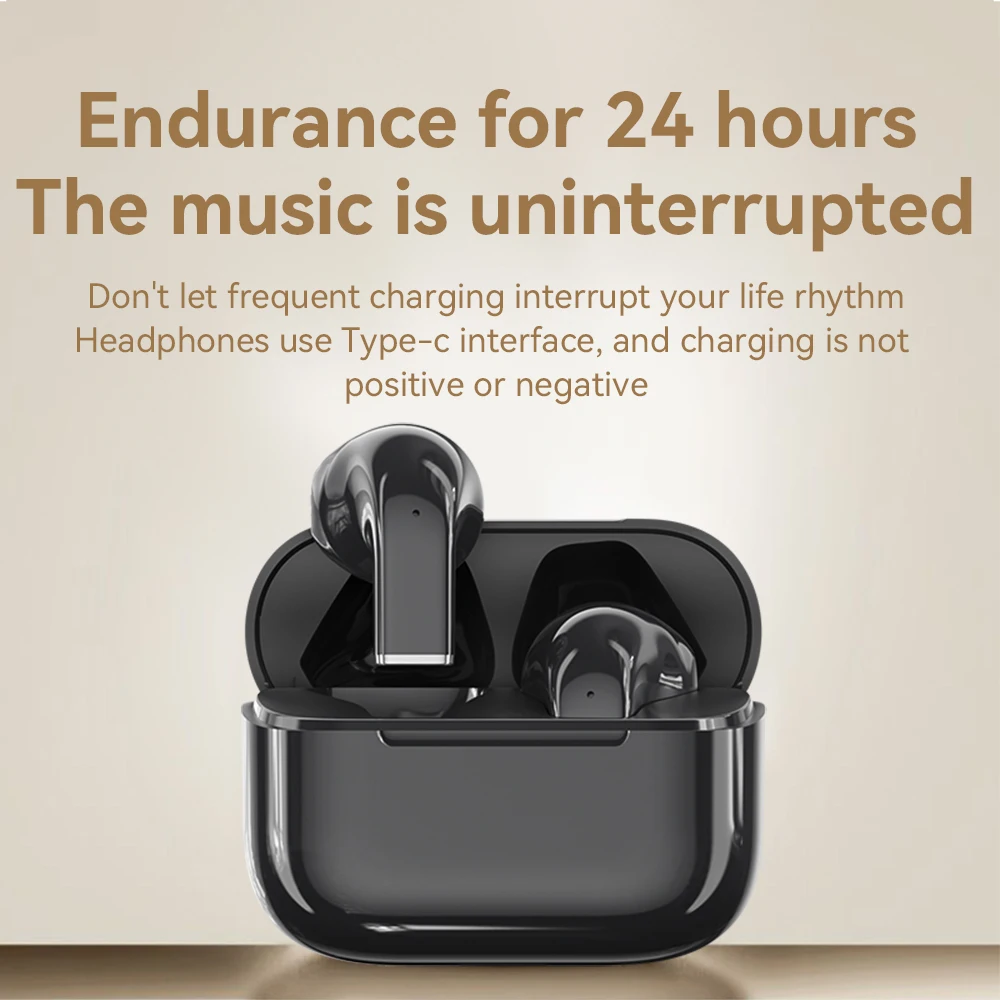 Pro 5S Bluetooth Earphone Stereo Wireless Headphone In-Ear HiFi Earbud HandsFree Headset Mic Noise Reduction Mini Sport Earplugs
