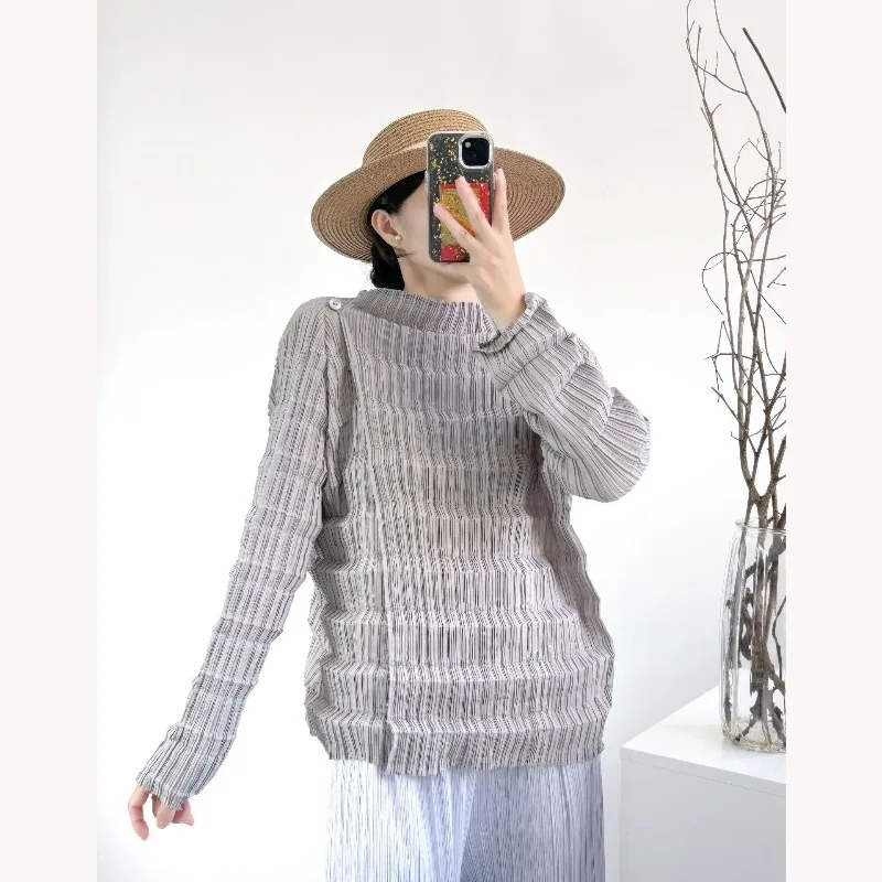  Pleated Cardigan 2026 New Fashion Versatile Handmade Pleated Top Simple Loose Elastic Women's Lightweight Commuter Jacket