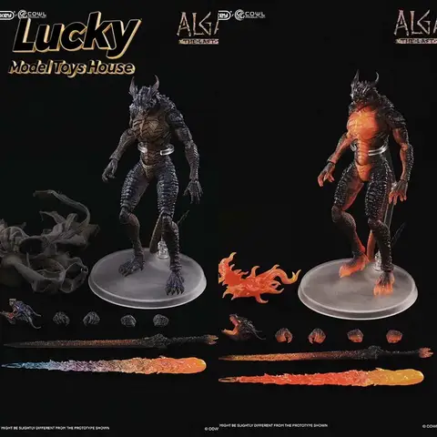 1/12 Scale The Last Scion Algar Dragon Monster Action Figure Collection Romankey X COWL Original Limited Flame Version Soldier