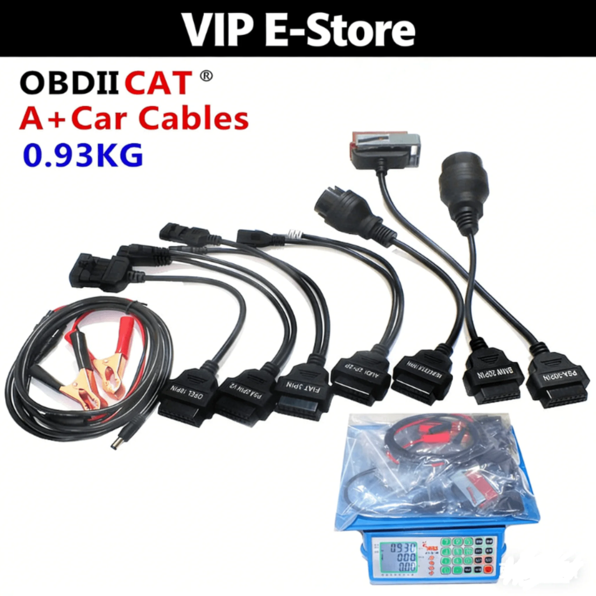 

high quality Hot selling Full Set 8car cables diagnostic-Tool for d150 TCS Truck cable OBD2 Trucks Diagnostic tool Free shipping