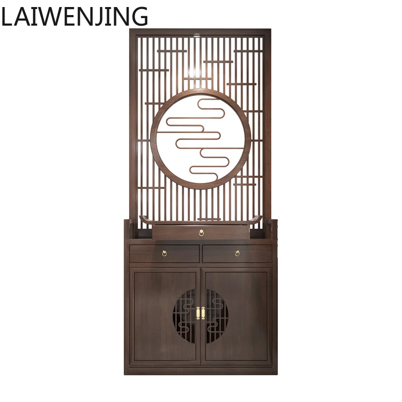 

MJY New Chinese Solid Wood Shentai Cabinet Tribute Table God of Wealth Table Zhongtang Buddhist Cabinet Customization