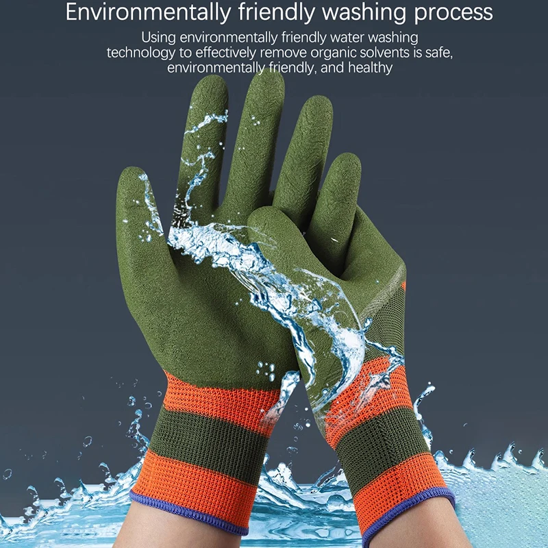 Gants en caoutchouc résistants à l'usure, gants de travail non alds, protection d'atelier de réparation automobile, gants de protection du travail, 1 paire