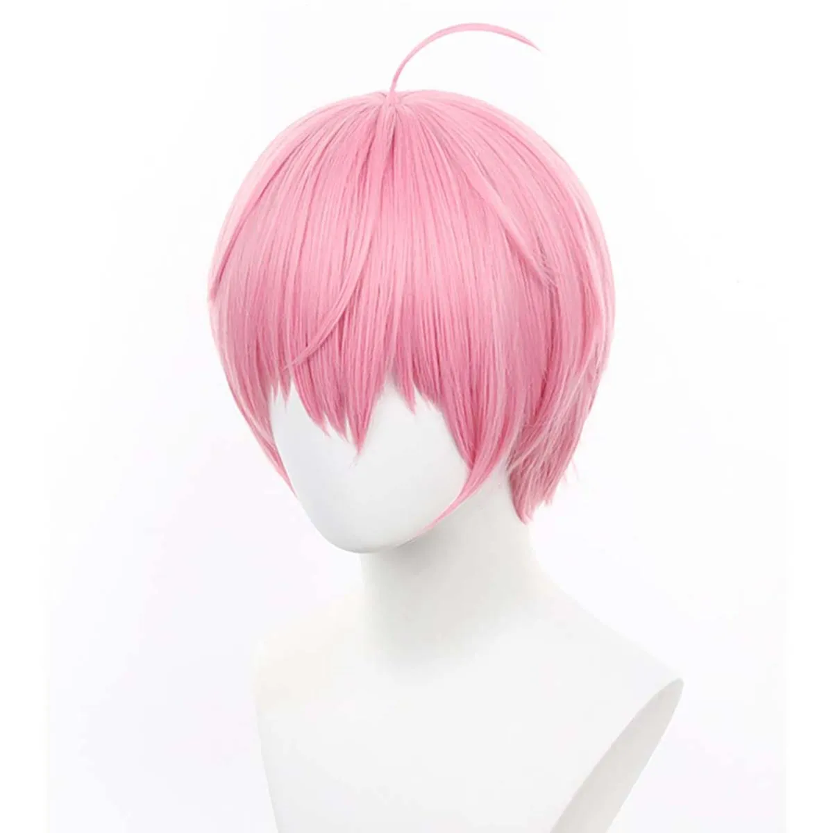 هالوين حزب الرجال أنيمي لينك انقر تأثيري لي Tianchen الوردي شعر مستعار قصير