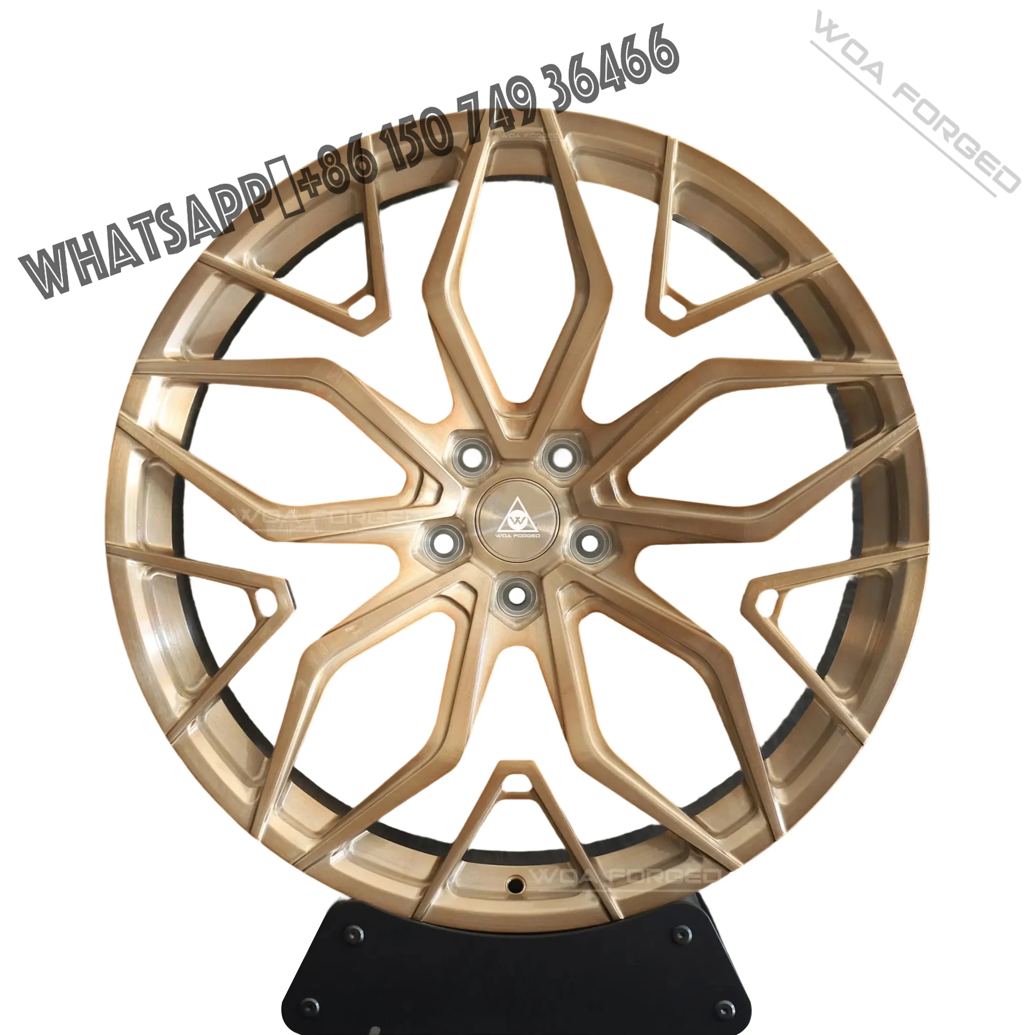 

High Quality Monoblock Brushed 5x112 120 130 Forged Concave Bronze 17 18 19 20 Inch Spoke Forged Wheels
