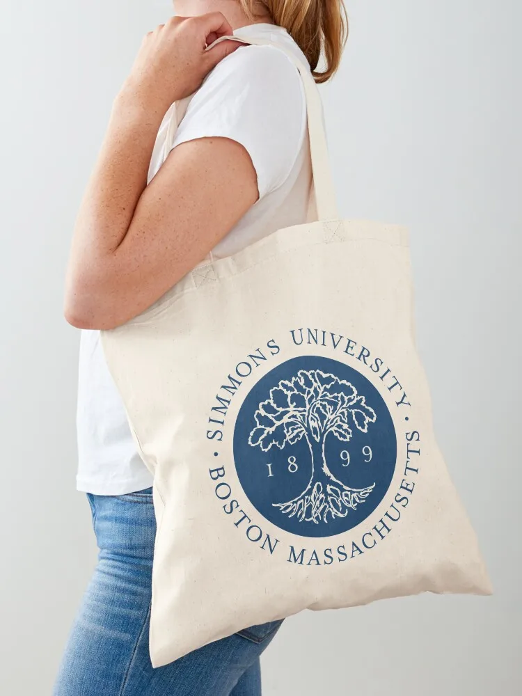 Simmons College Tote Bag Big bag women large canvas bags Customizable
