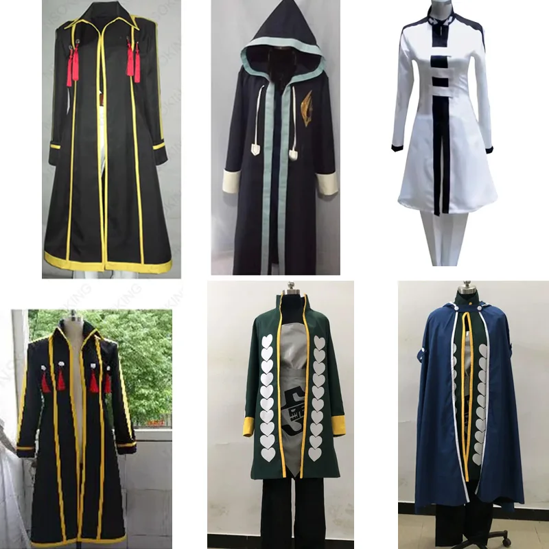 

Anime Tail Jellal Fernandes Coat Cosplay Costume seven years later halloween Clothing Custom Size