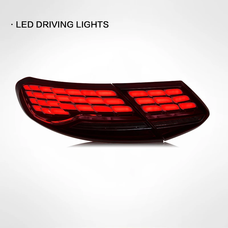 Car Taillight for Benz C-Class 2016-2021 Coupe C260 C320 C300 W205 Dragon Scale DRL Dynamic Turn Signal Light Assembly