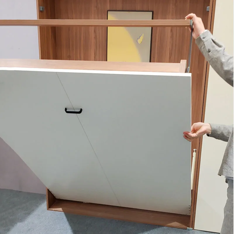 Kit de mécanisme de charnière de lit mural peu encombrant, bricolage, Invisible, Vertical, Horizontal, accessoires de levage Murphy, planche cachée pliante