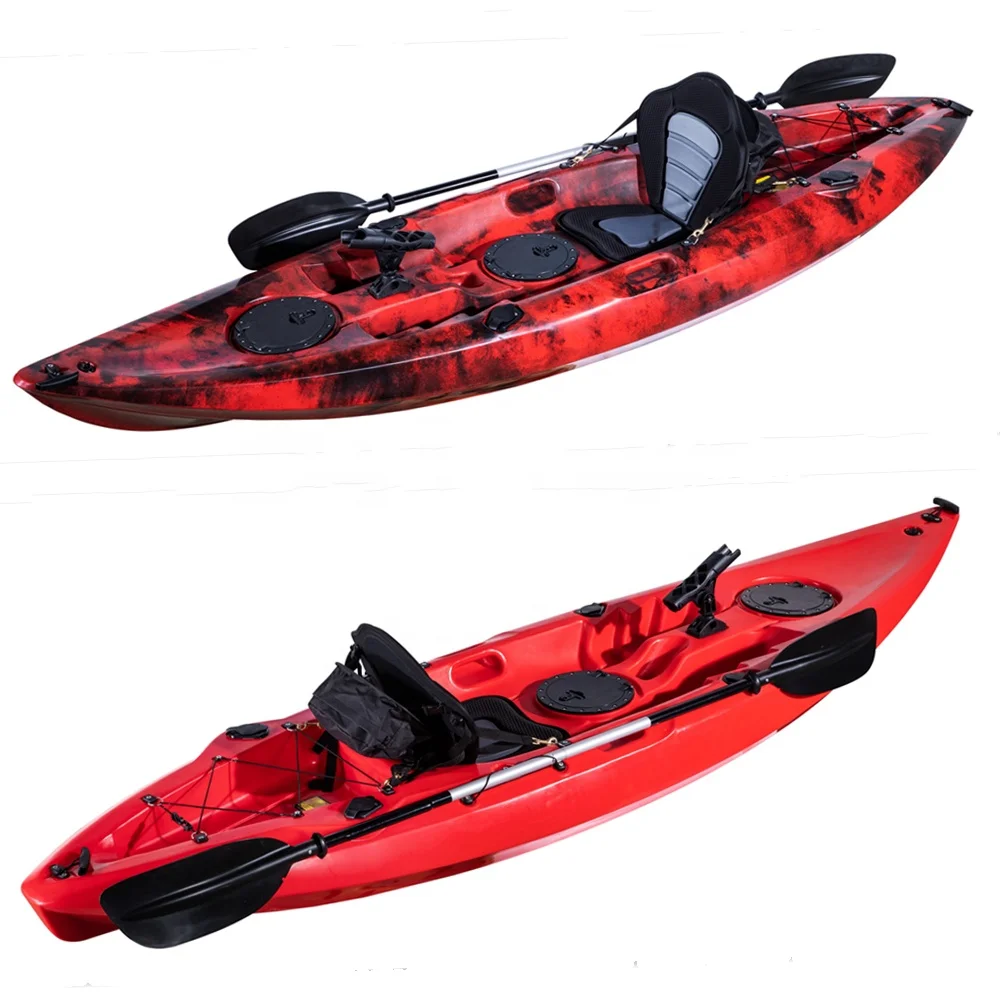 Kayak Factory 10ft One Person Single 2020 New Fishing Kayak Boat With Kayak Accessories Manufacturers