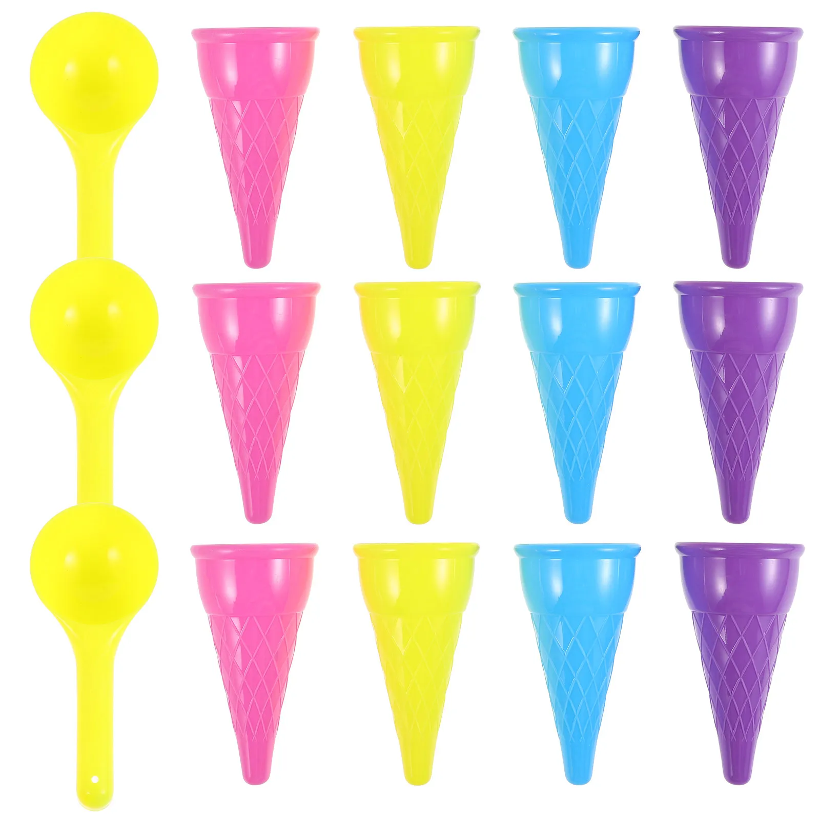 

1Set Kids Beach Sand Play Ice Cream Cone Scoop Seaside Outdoor Sand Digging Play Set Party Favor Beach Toy Party Favor