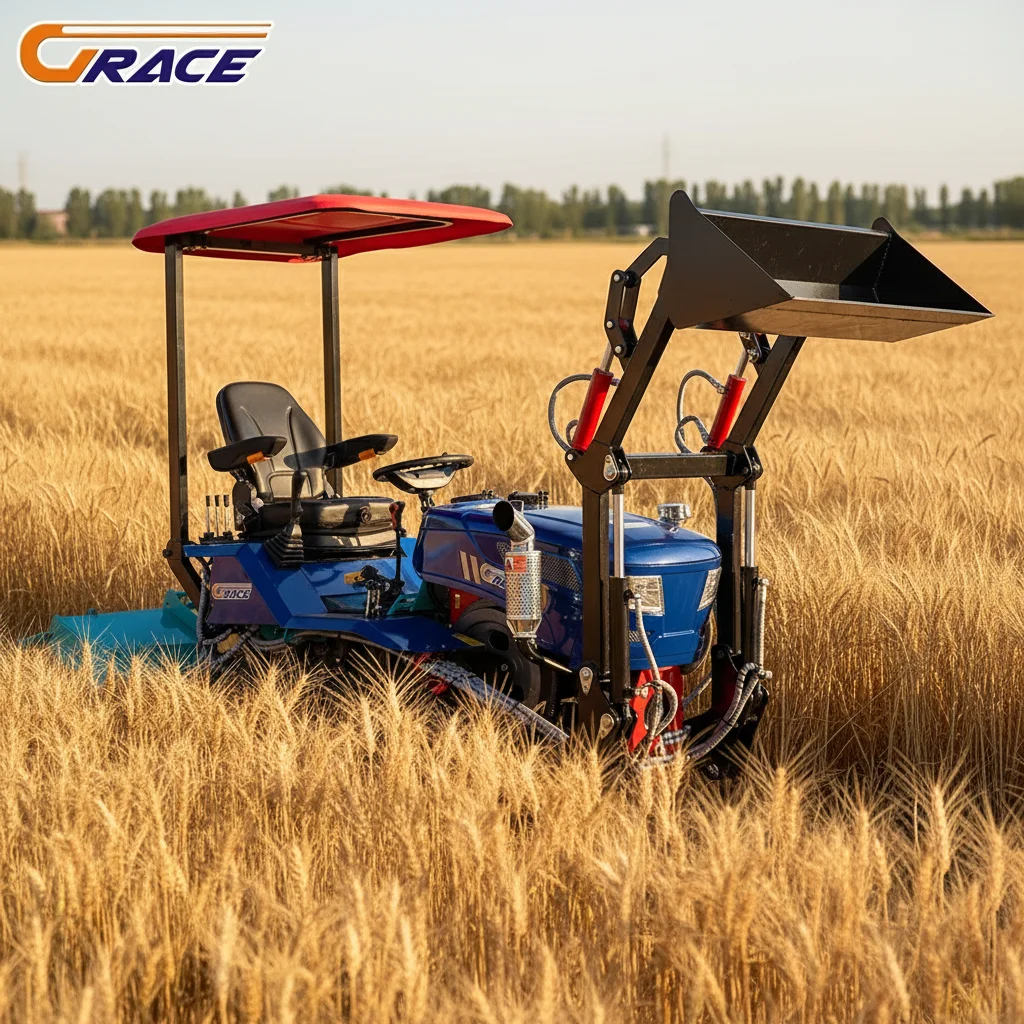 

Customize Agricultural Tractor With Rotary Tiller For Farm Plowing And Cultivation