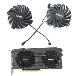 Neuer GPU-Lüfter CF12910S 4PIN 0,35A 85MM für INNO3D RTX 3050, 3060Ti, 3070 Twin X2 Oc Grafikkarten-Kühllüfter