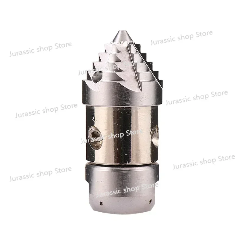 

3/8 Mini 150KG Rotary Nozzle Small Flow 15-30L/min High-pressure Water Mouse Sewer Drain Tube Cleaning Nozzle