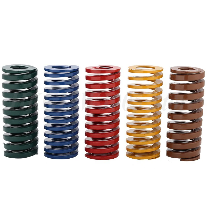 1 STÜCK Formstanzfeder, Außendurchmesser 8–14 mm, Innendurchmesser 4–7 mm, Formfeder, Spiralprägung, Druckfeder, Länge 20–90 mm