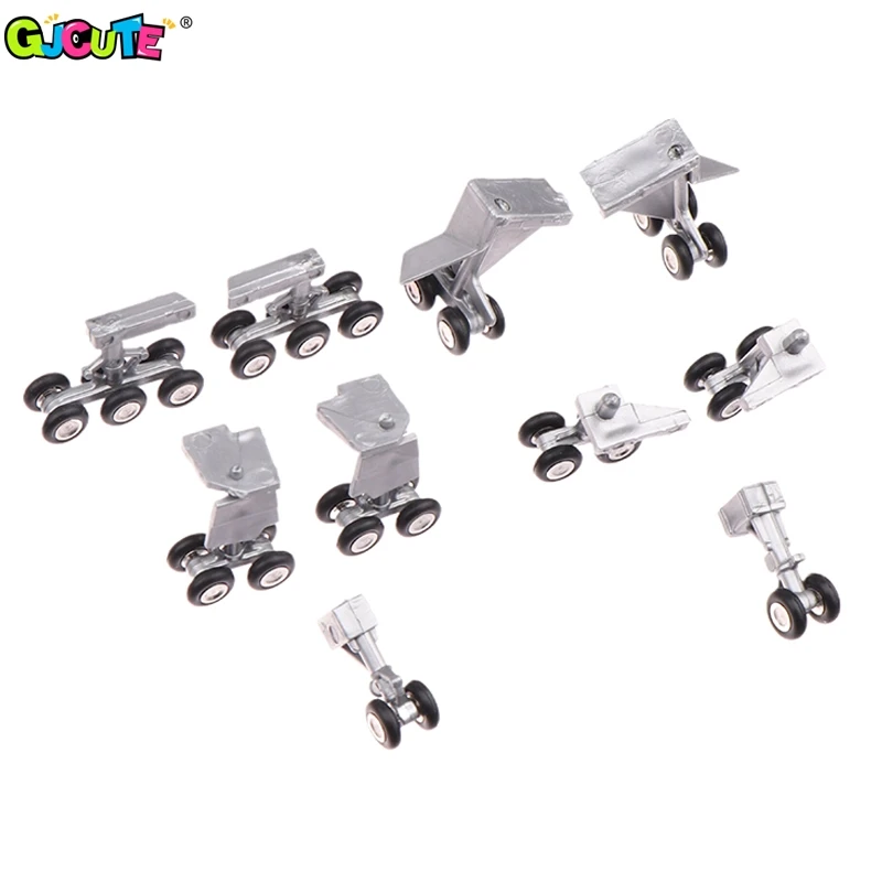 5Pcs/set B747 A380 Aircraft Airplane Airliner Model Landing Gear Wheels And Stand Base Accessories Display