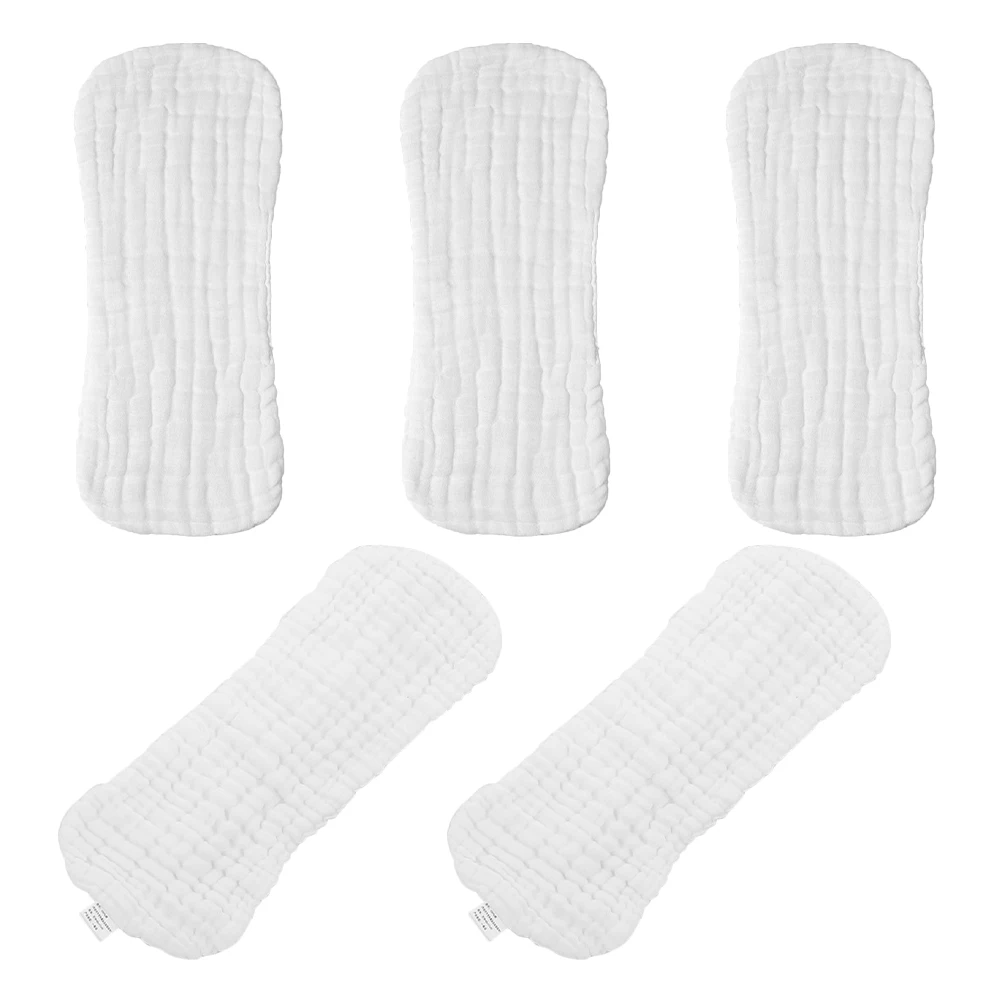 

5 Pcs Pure Cotton Baby Diapers Washable Cloth Newborn Muslin Pee Shield Reusable Toddler diapers Breathable Absorbent