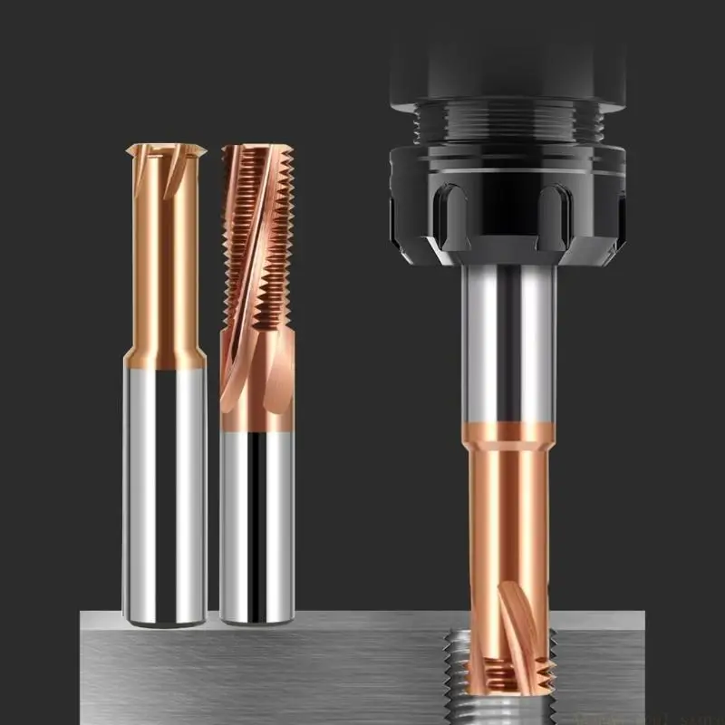 A2BE Tungstenic Metal Single/Full Tooth End Mill Coating Milling Cutter Deburring Tool for Aluminium Projects Milling Cutter