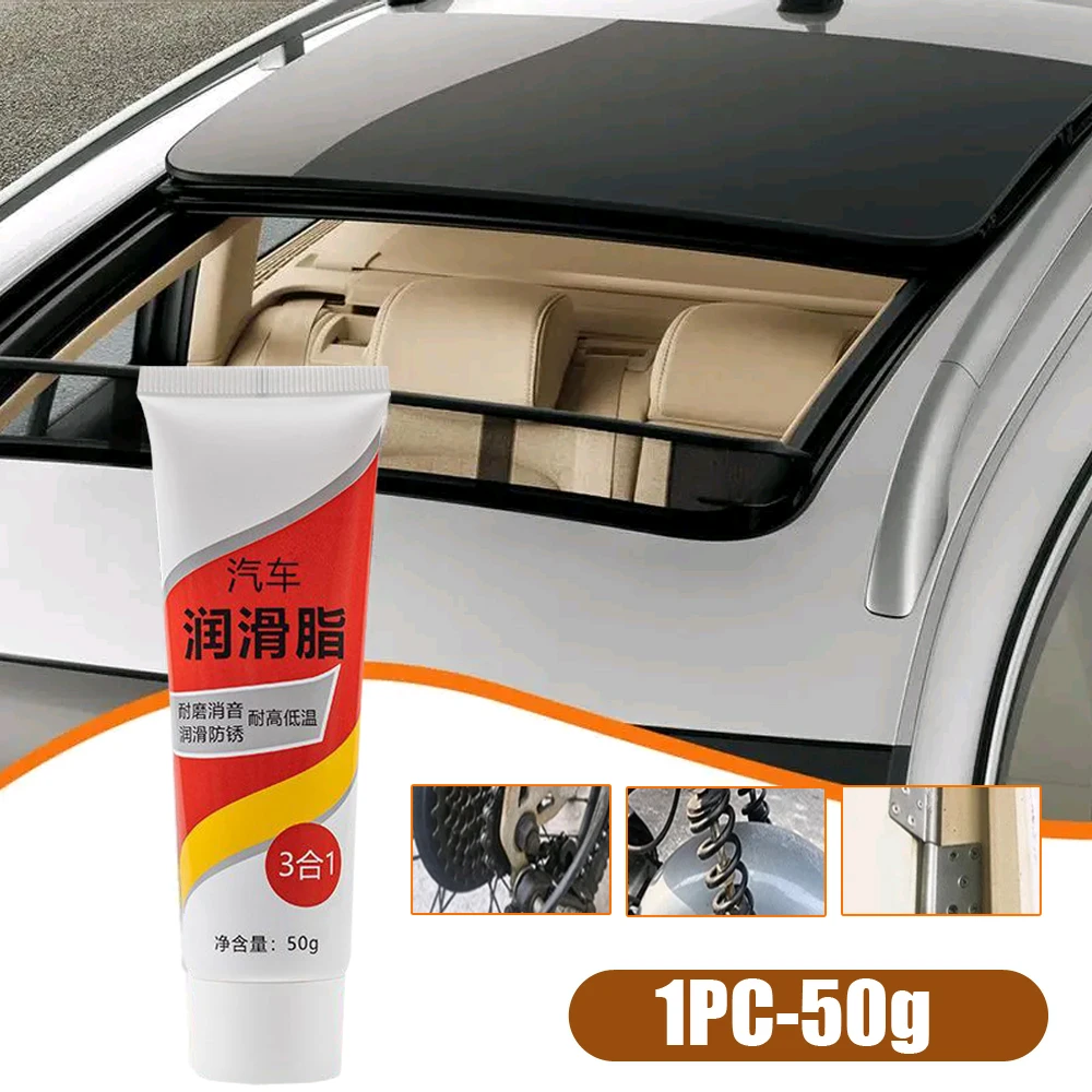 1X Universal Automobile Lubrication Grease Car Door Skylight Track Grease Door Hinge Butter Rust-proof Car Rust Remover