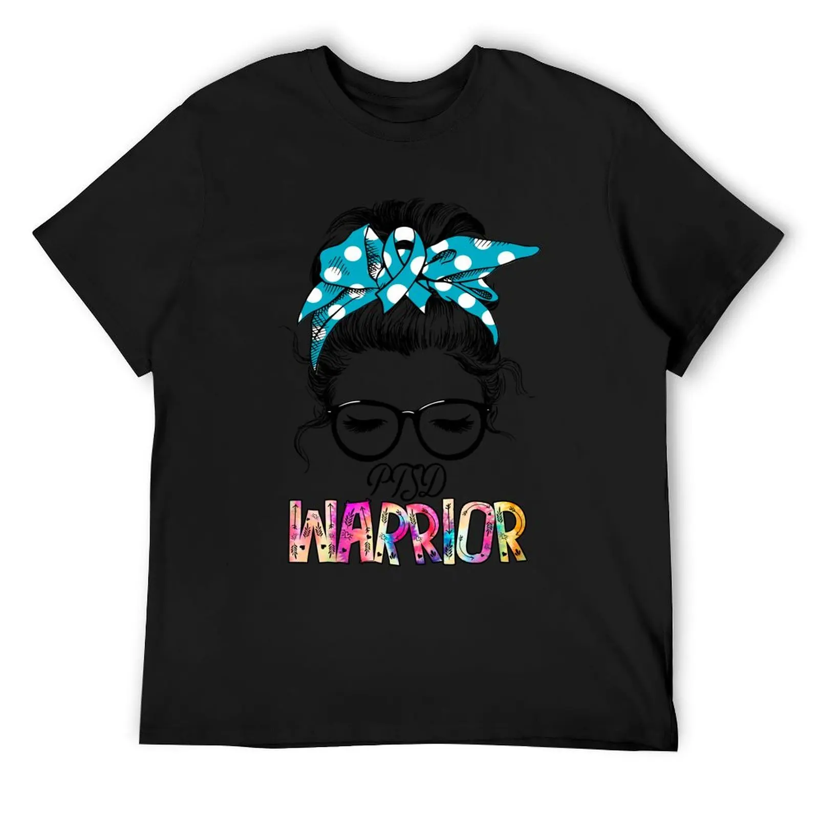 

PTSD Awareness - PTSD Warrior - Support PTSD Gifts T-Shirt cotton graphic tees man clothes designer t shirt men