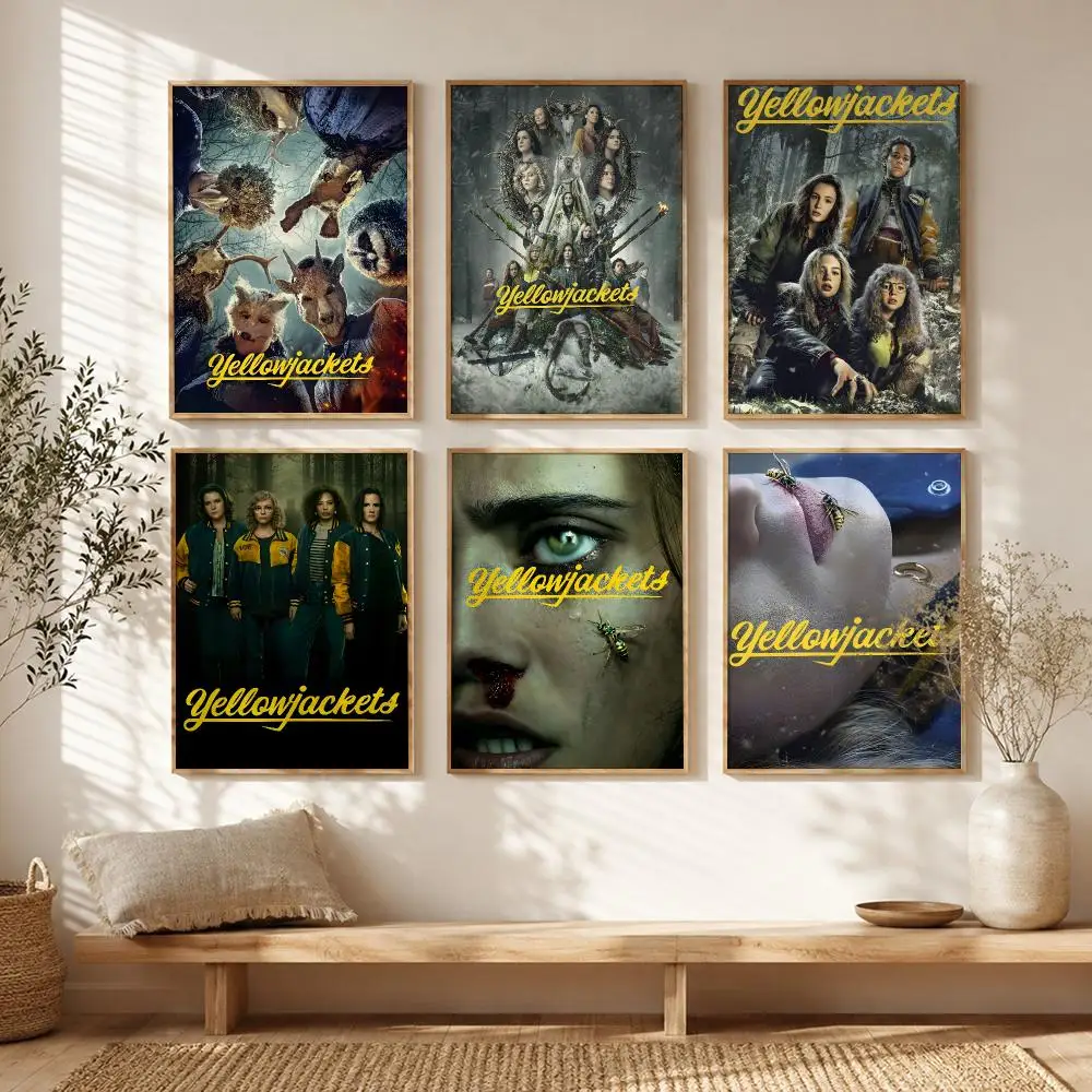 Horror Movie Y-Yellowjackets Poster Modern Canvas Wall Art High-Quality Print Poster For Hallway Living Room Home Decor