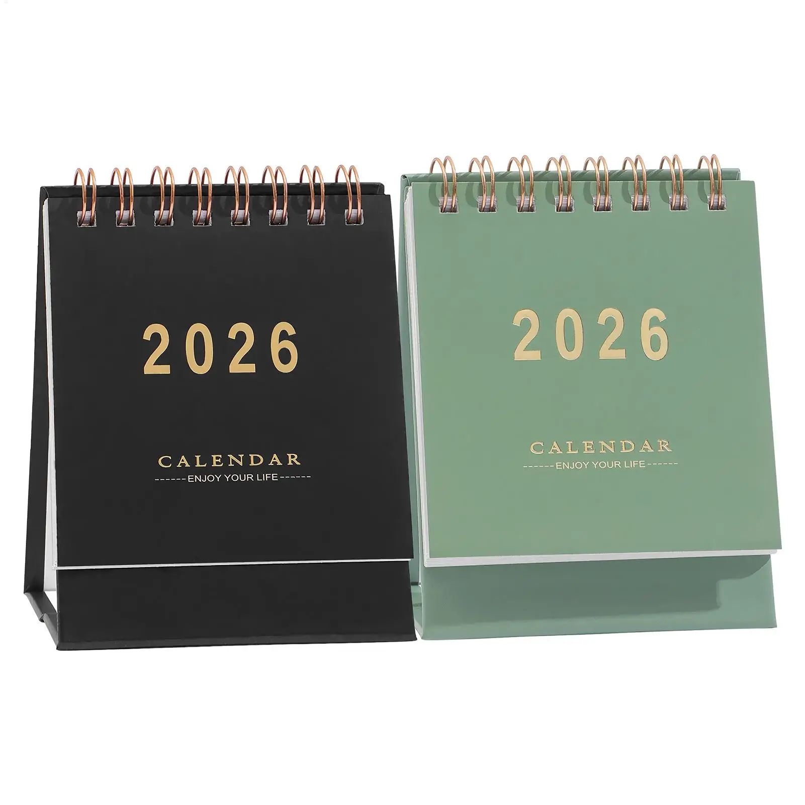 2026 Mini Desk Calendar Small Office Desktop Planner Daily Schedule Organizer Memo Notepad Student Study Supplies New Year Gift
