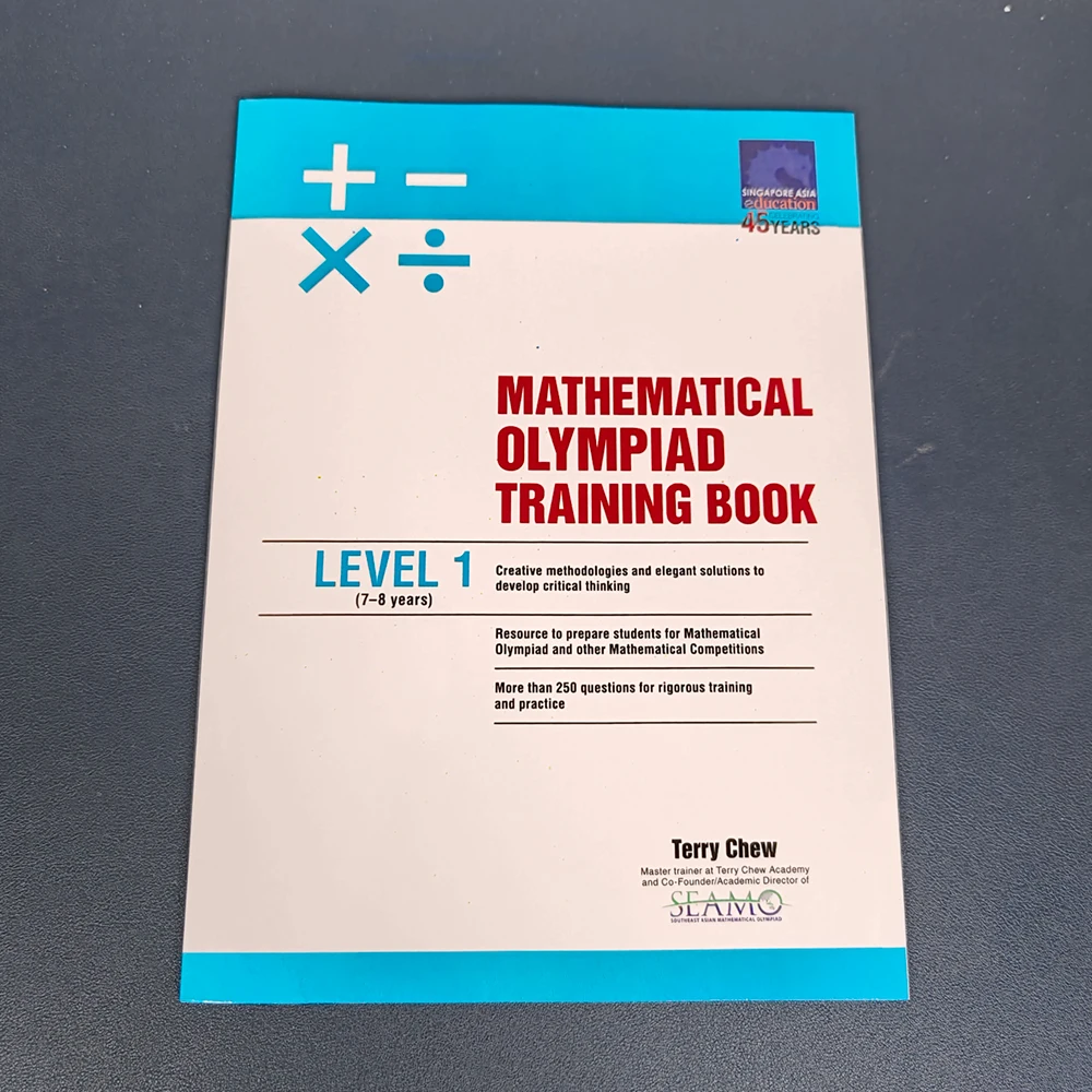 1 book level 1/2/3/4/5/6 Sap Mathematical Olympiad Training English Book Singapore Exam Manual