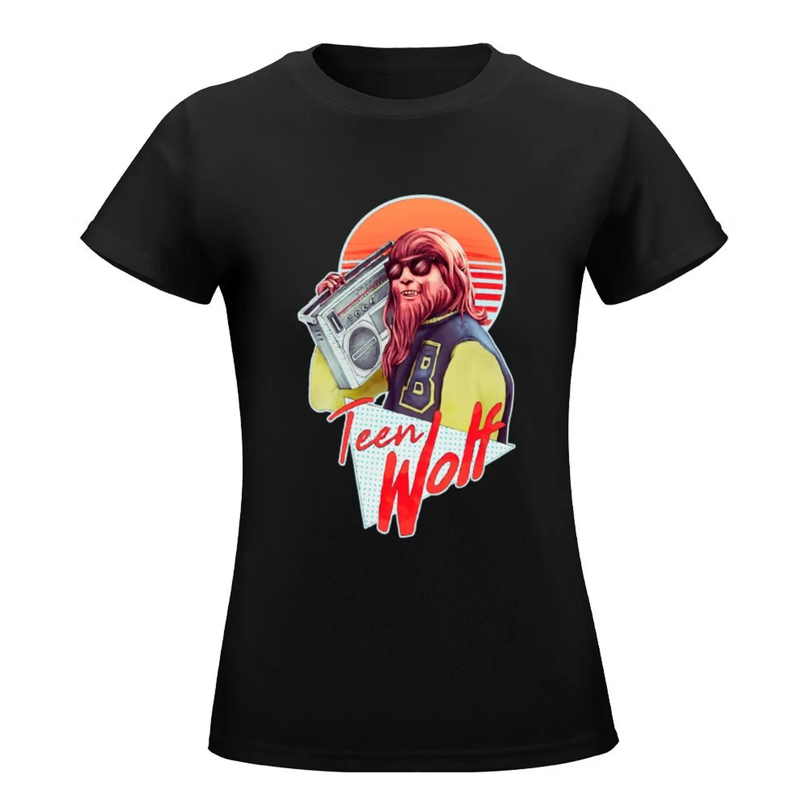 Teen Wolf T-Shirt funny summer tops anime clothes oversized t shirts for Women