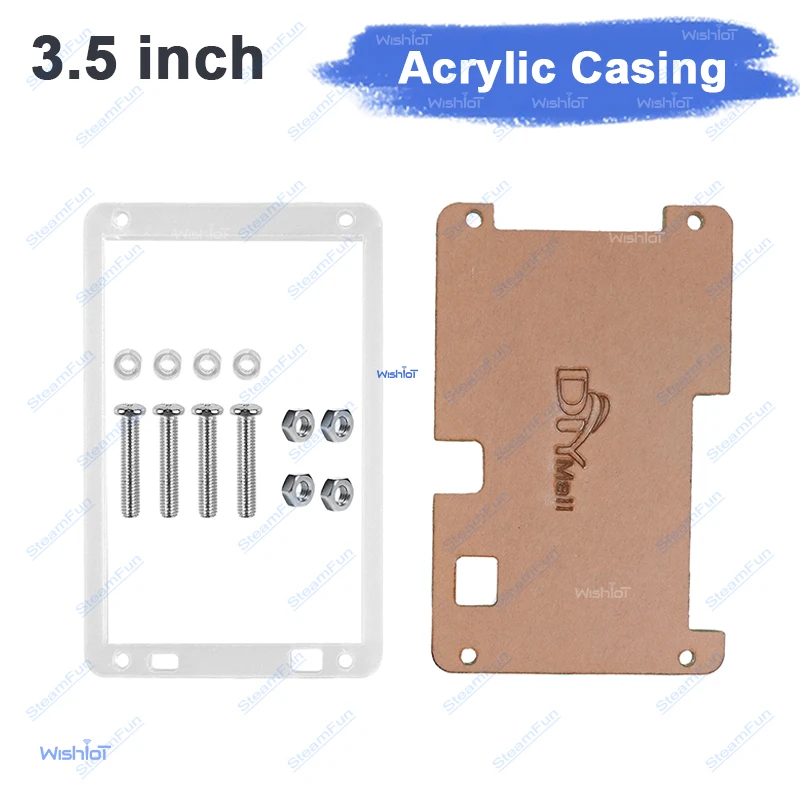 Acrylic Shell DIY Protective Cover for ESP32 3.5-Inch Standard Definition Capacitive Touch Screen Module
