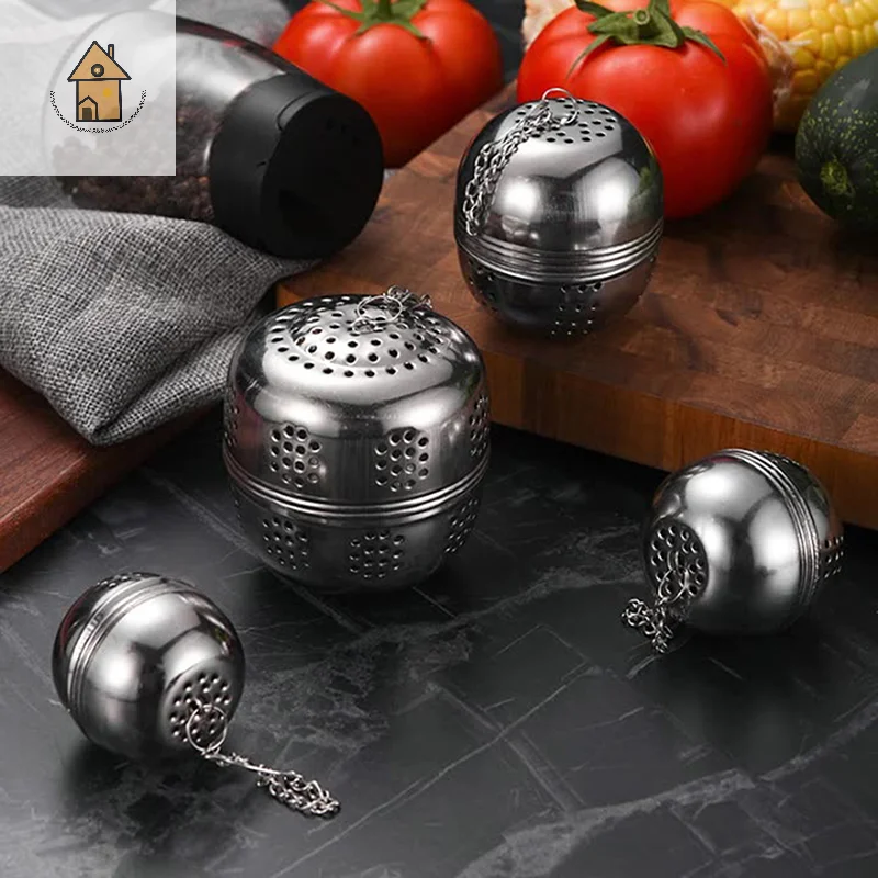

Multifunctional Stainless Steel Tea Infuser Tea Leaves Spice Ball Strainer Teapot Mesh Coffee Filter Teaware Kitchen Accessories
